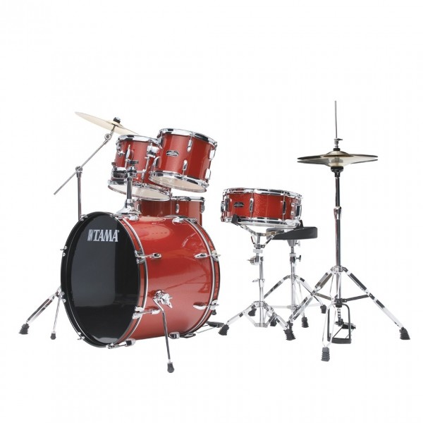 Tama Stagestar 22" 5pc Drum Kit w/Meinl Cymbals, Red Sparkle