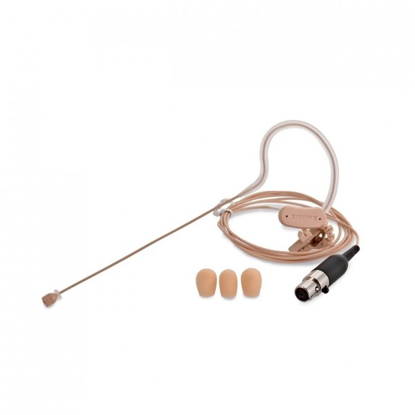 Shure MX153-TQG Earset Headworn Microphone, Tan