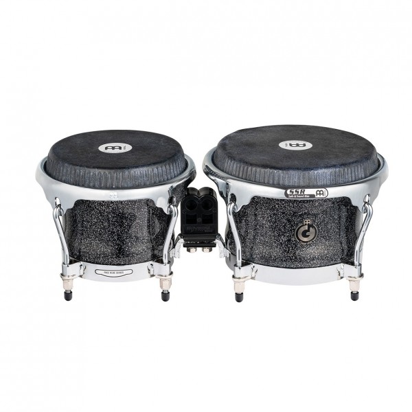 Meinl Percussion Artist Series Bongo Diego Gal��, Remo Calfskin Heads 7" & 8 1/2", Midnight Star