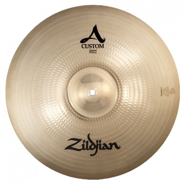 Zildjian A Custom 17" Crash Cymbal, Brilliant Finish