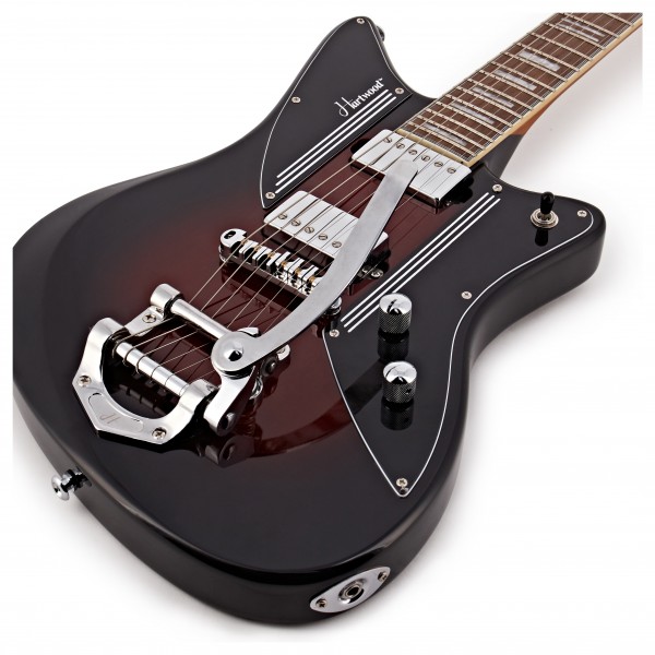 Hartwood Charger Vibrato Electric Guitar, Cigar Burst