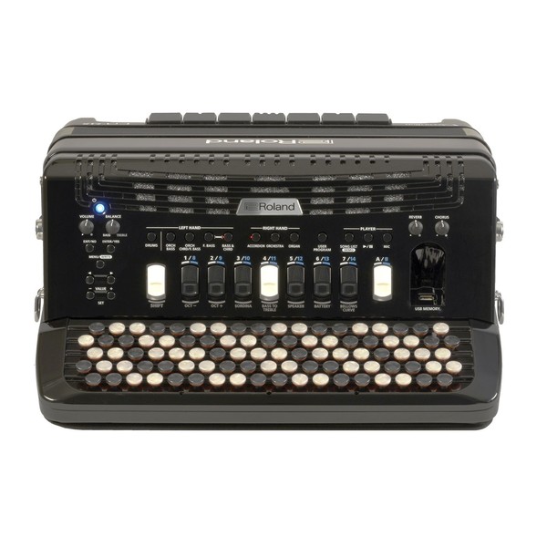 Roland FR-4XB V-Accordion with Buttons, Black
