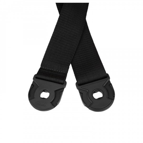 Fender Quick Grip Locking End Strap, Black Polypro, 2"
