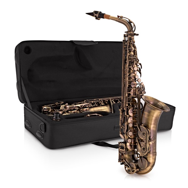 Alto Saxophone Beginner Pack by Gear4music, Vintage