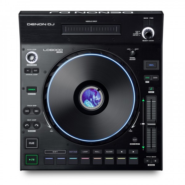 Denon DJ LC6000 Prime Pair with Numark Scratch DJ Mixer
