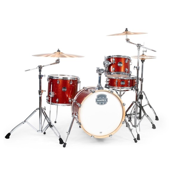 Mapex Mars Birch 18" 4pc Bop Shell Pack, Blood Orange Sparkle