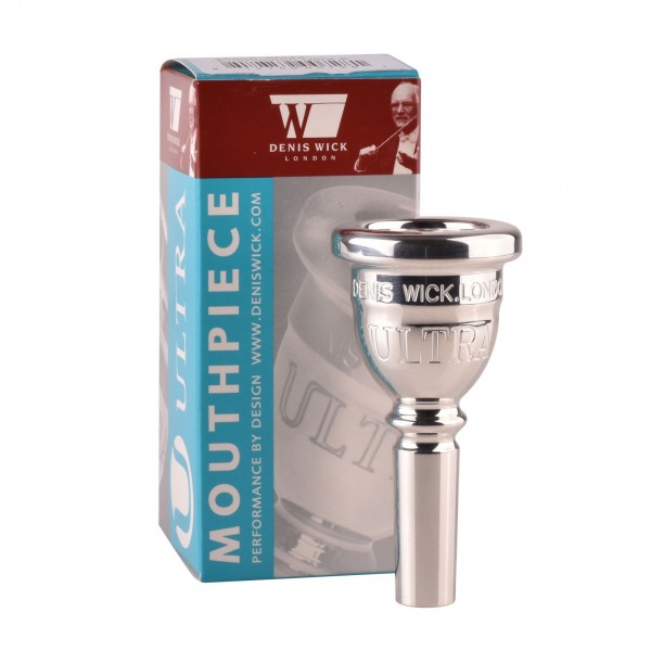 Denis Wick Ultra SM4U Euphonium Mouthpiece, Silver Plate