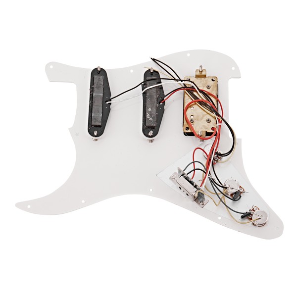 Guitarworks HSS Preloaded Scratchplate, White