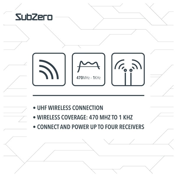 SubZero 4 Channel UHF Antenna Divider with Directional UHF Antennas