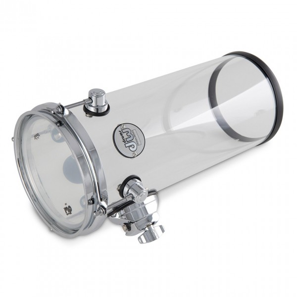 DW Design 6" x 14" Rata Tom, Acrylic Clear