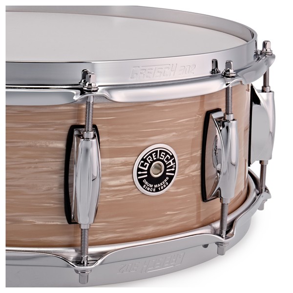 Gretsch Brooklyn 14" x 5.5" Snare Drum, Cream Oyster