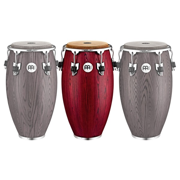 Meinl Percussion Woodcraft Wood 11 3/4" Conga, Vintage Red