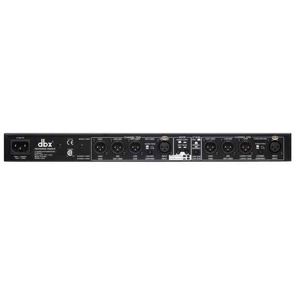 dbx 234xs Stereo 2 + 3-Way/Mono 4-Way Crossover