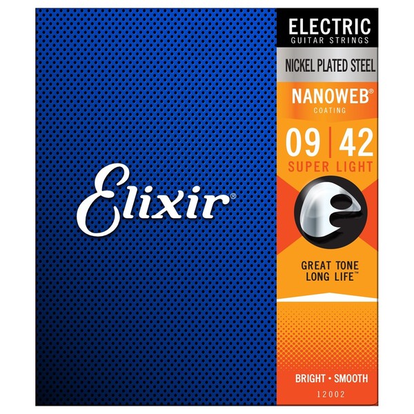 Elixir 12002 NANOWEB Super Light Strings, 09-42