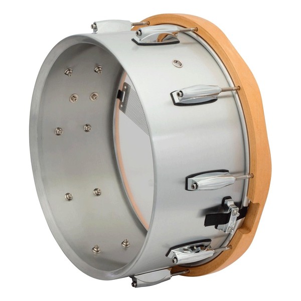 Gretsch 14 x 6.5 Aluminium Gold Series Snare Drum with Wood Hoops