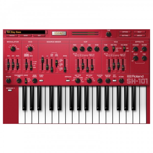 Roland Cloud SH-101 Virtual Instrument