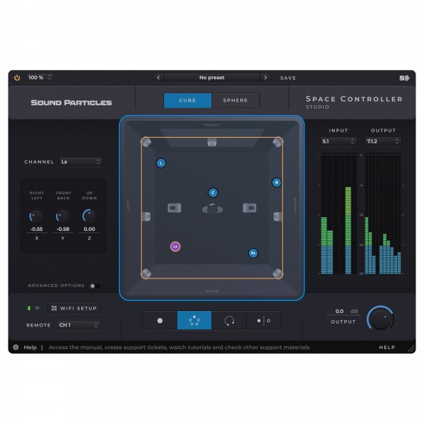 Sound Particles Space Controller Studio