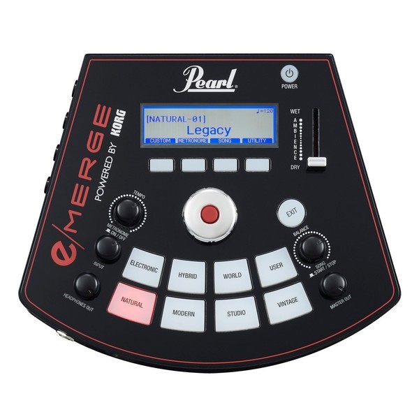 Pearl e/MERGE Hybrid Drum Kit w/Hardware inc. Eliminator Double Pedal