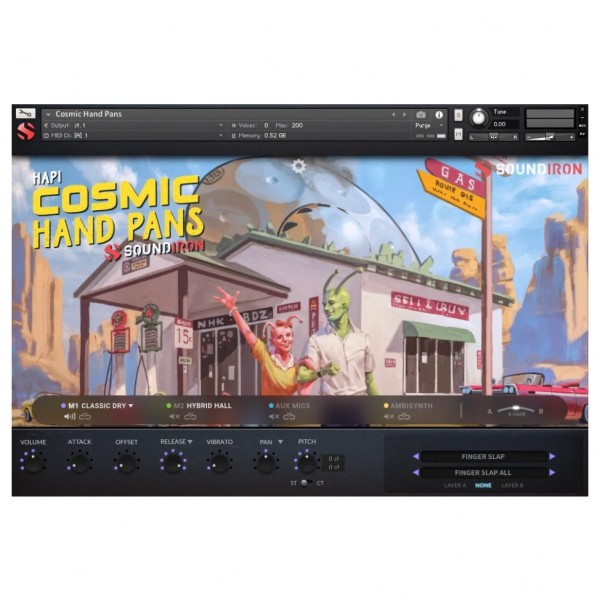 SoundIron Cosmic Hand Pans