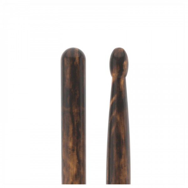 Promark Classic Forward 747 FireGrain Hickory Drumsticks, Oval Tip