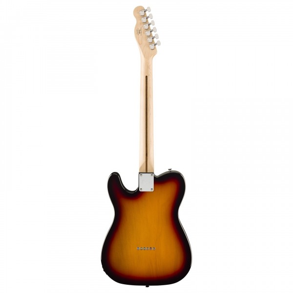 Squier Affinity Series Telecaster Thinline, Maple Fingerboard, White Pickguard, 3-Color Sunburst