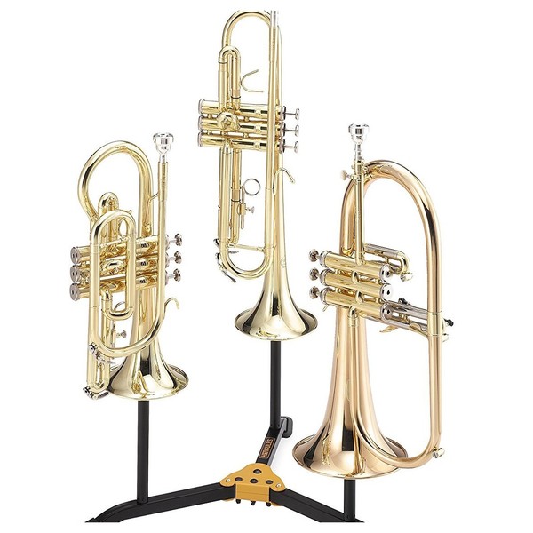 Hercules DS513BB Trumpet, Cornet and Flugel Horn Stand with Bag