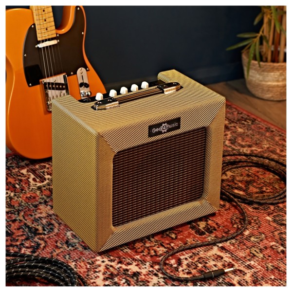 15W Tweed Electric Guitar Combo Amplifier by Gear4music