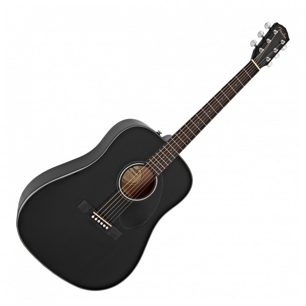 Fender CD-60S Acoustic WN, Black with Accessory Pack