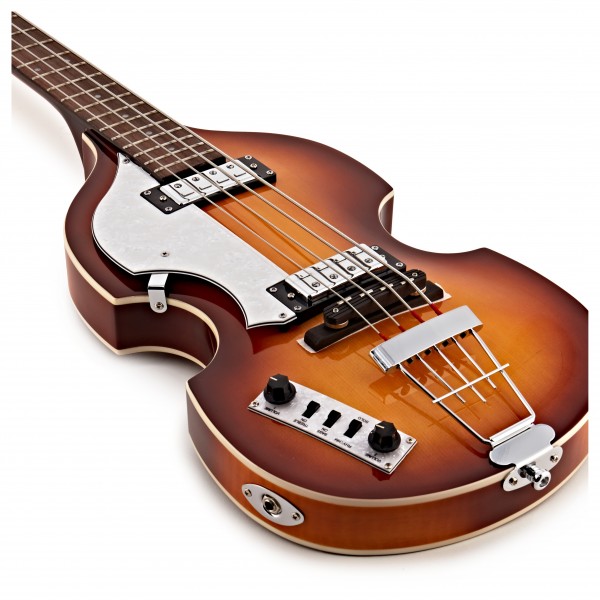 Hofner Ignition Left Handed Violin Bass, Sunburst