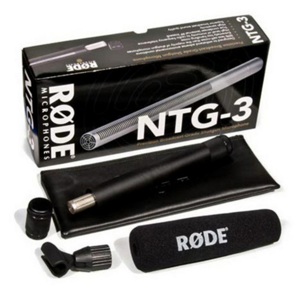 Rode NTG3 Condenser Shotgun Microphone, Black