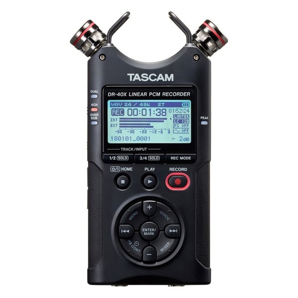 Tascam DR-40X Location Recording Bundle