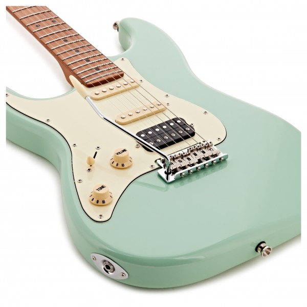JET Guitars JS-400 HSS Roasted Maple Left Handed, Sea Foam Green