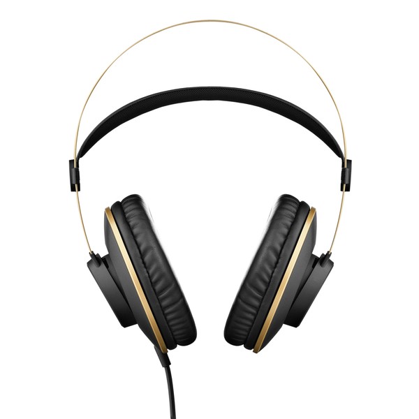 AKG K92 Closed Back Headphones, Black/Gold