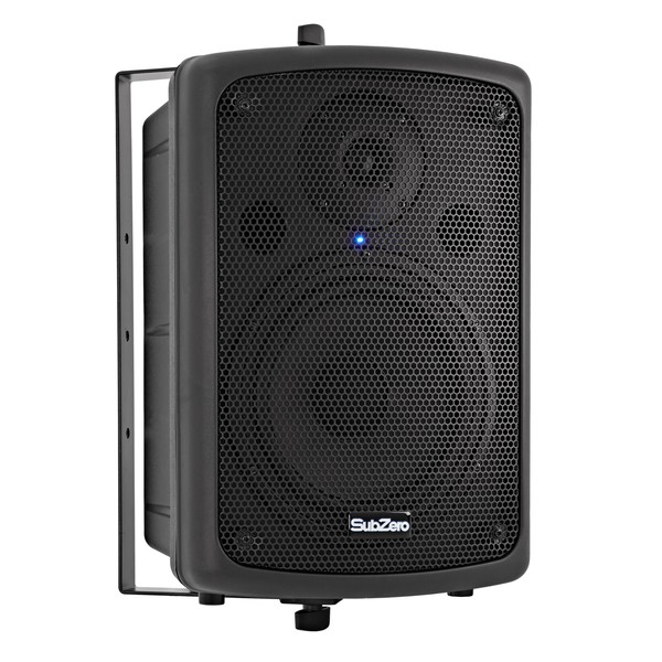SubZero 80W 8" Active PA Speaker with Yoke Bracket, 4 Pack