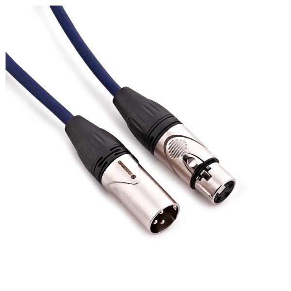Studiospares Standard XLR (M) to XLR (F) Cable, 5m Blue