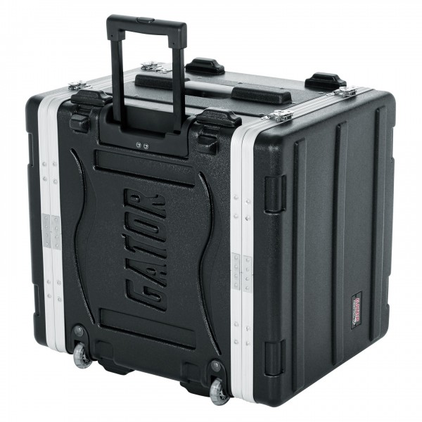 Gator GRR-8L Lockable Moulded Rolling Rack Case, 8U