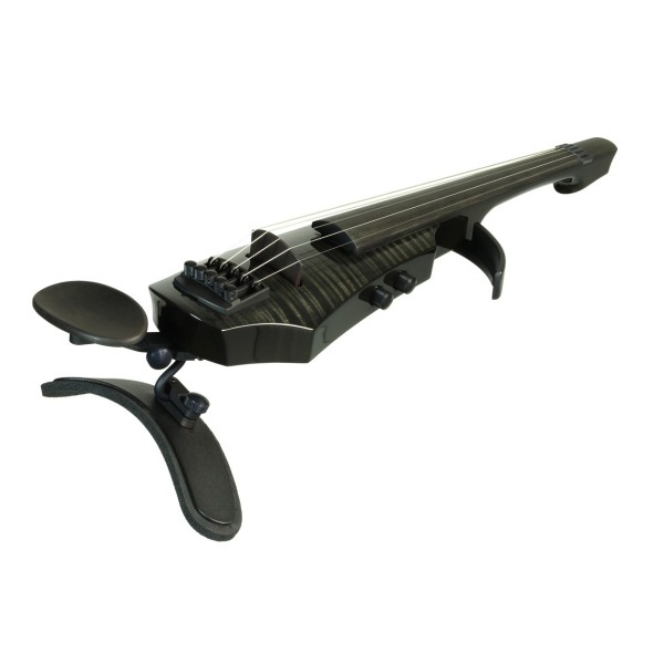 NS Design WAV5 Electric Violin, Transparent Black Gloss