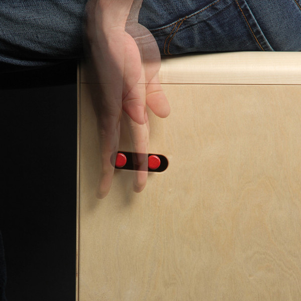 Sela CaSela Pro Cajon with Snare On/Off Switch, Satin Nut