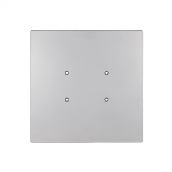 Equinox Quad Steel DecoTruss 500mm Base Plate, Silver