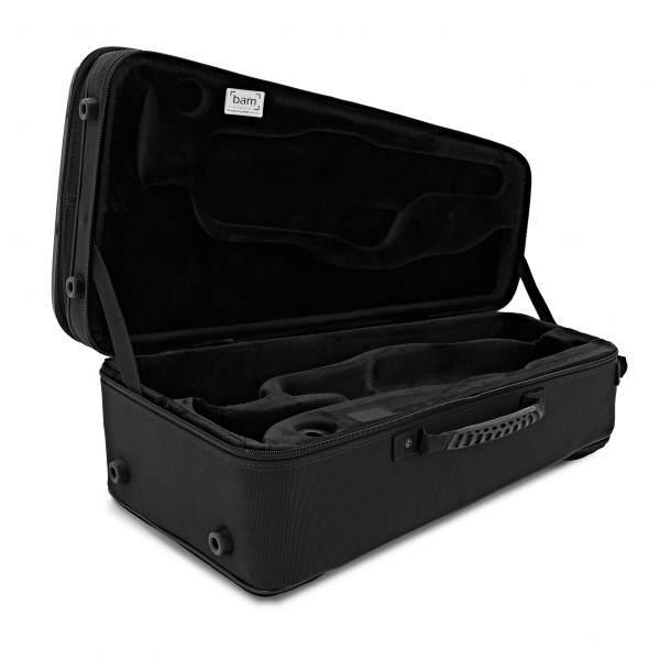 BAM TREK3023S New Trekking Single Trumpet Case, Black Carbon