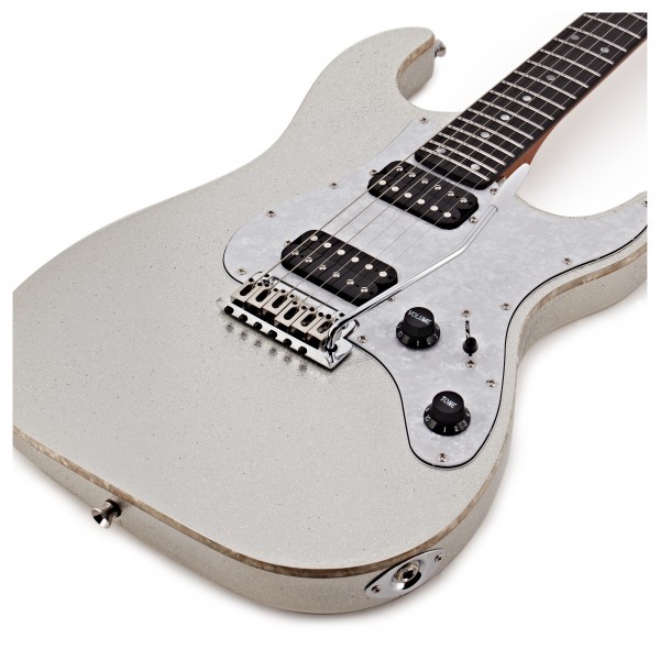 JET Guitars JS-500 Ebony, Silver Sparkle