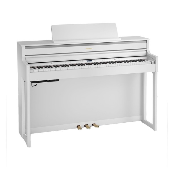 Roland HP704 Digital Piano Package, White