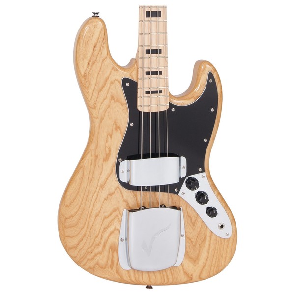 Vintage VJ74 Reissued Bass MN, Natural Ash