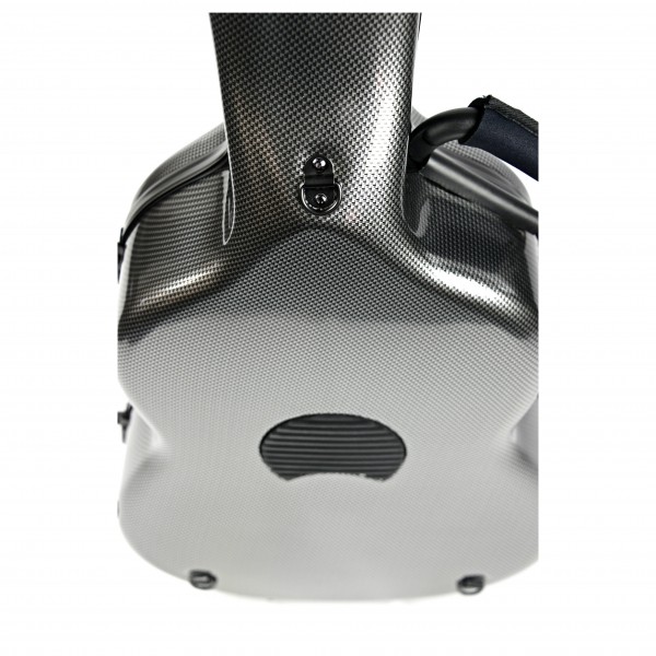 BAM 8002XL Hightech Classical Guitar Case, Silver Carbon Look