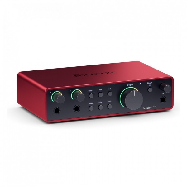 Focusrite Scarlett 2i2 4th Gen with KRK ROKIT G5 Studio Monitors
