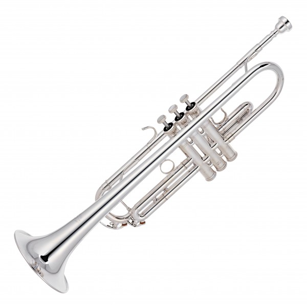 Yamaha YTR-6345GS Large Bore Trumpet, Silver Plated