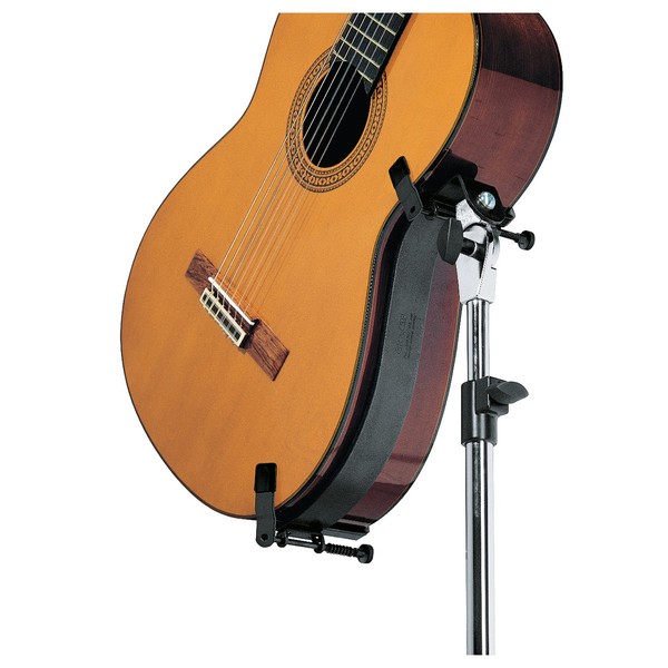 K&M 14761 Guitar Performer Stand for Acoustic Guitars, Black