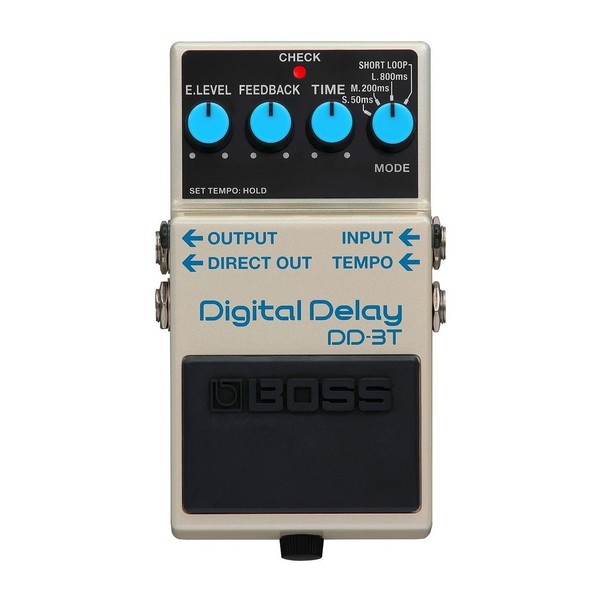 Boss DD-3T Digital Delay Pedal with Tap Tempo Footswitch
