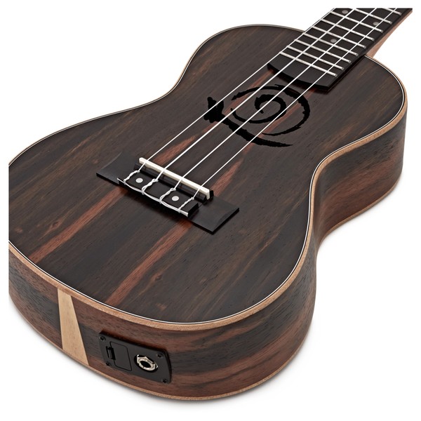 Snail UKC-E483EQ Concert Ebony Electro Acoustic Ukulele