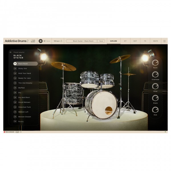 XLN Addictive Drums 2: Black Oyster ADpak